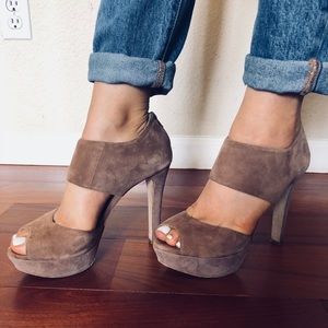 BCBG Platform Heel - Suede